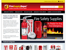 Tablet Screenshot of firesupplydepot.com